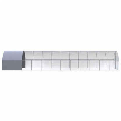 vidaXL Poulailler d'extérieur 3x12x2 m Acier galvanisé