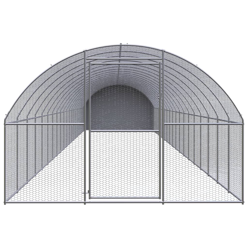 vidaXL Poulailler d'extérieur 3x20x2 m Acier galvanisé