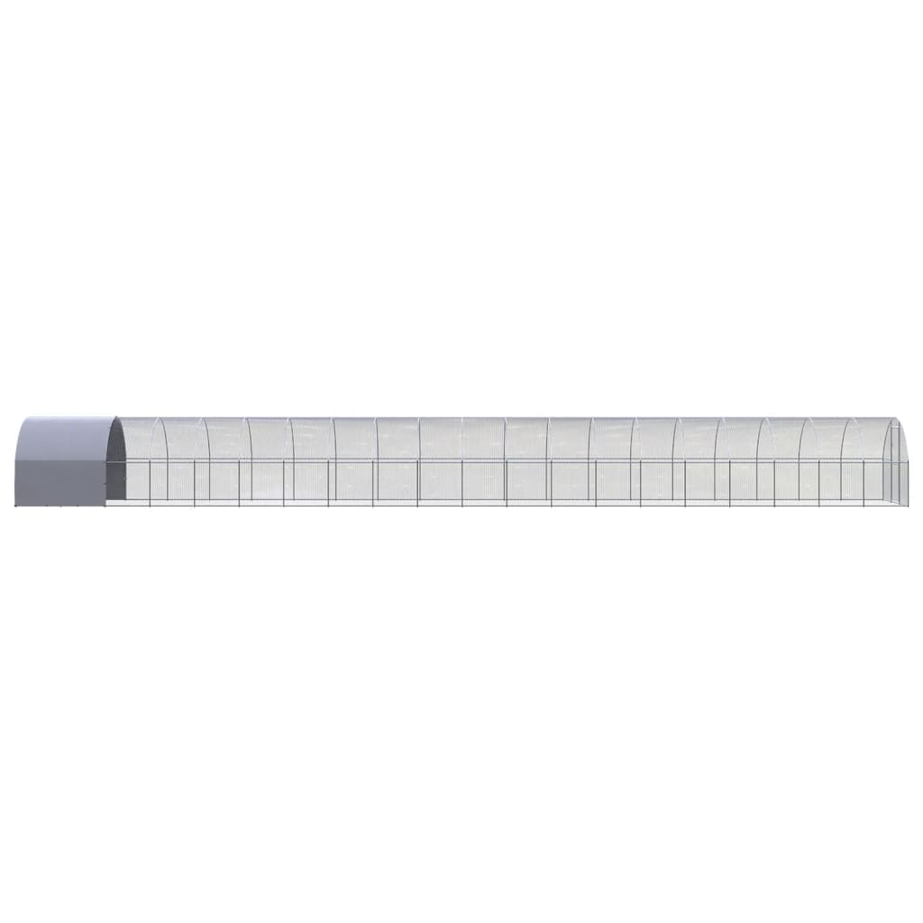 vidaXL Poulailler d'extérieur 3x20x2 m Acier galvanisé