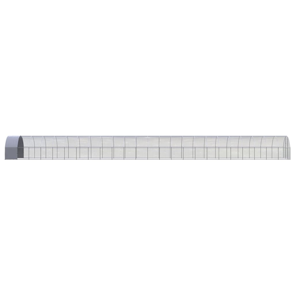 vidaXL Poulailler d'extérieur 3x24x2 m Acier galvanisé