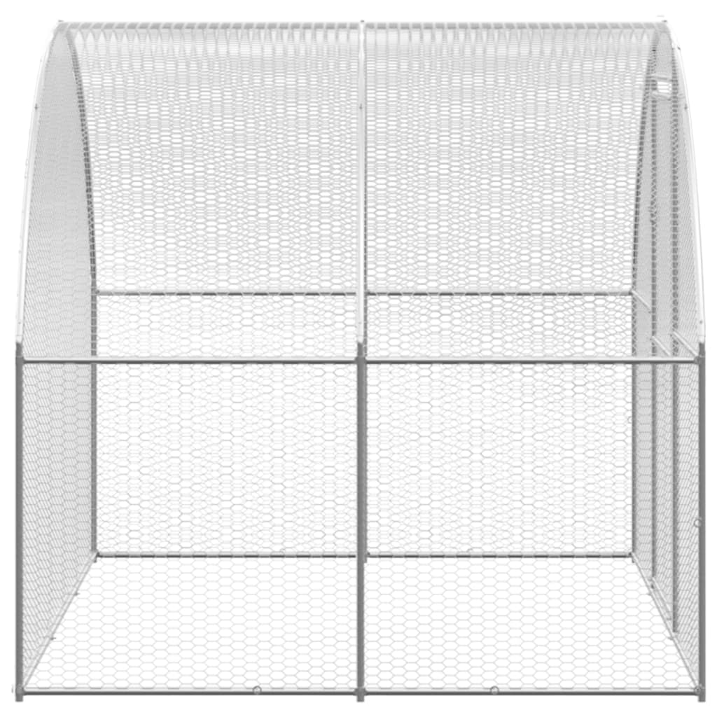 vidaXL Poulailler d'extérieur 3x24x2 m Acier galvanisé