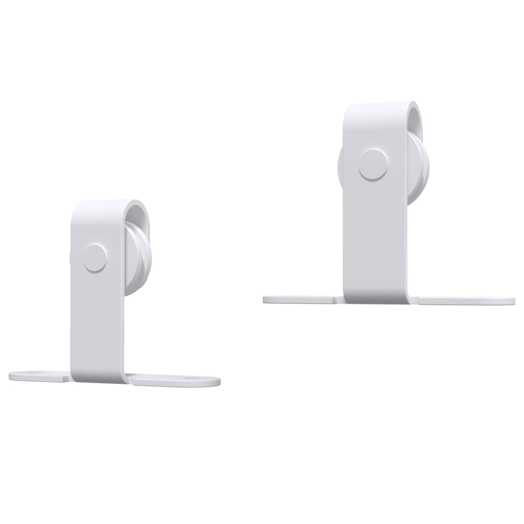 vidaXL Kit mini de porte d'armoire coulissante Acier au carbone 152 cm