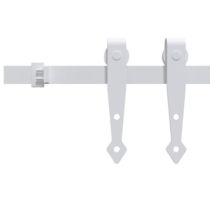 vidaXL Kit mini de porte d'armoire coulissante Acier au carbone 152 cm
