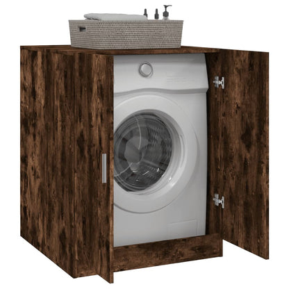 vidaXL Meuble pour machine à laver Chêne fumé 71x71,5x91,5 cm