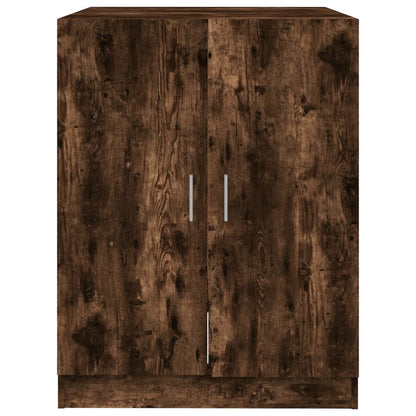 vidaXL Meuble pour machine à laver Chêne fumé 71x71,5x91,5 cm