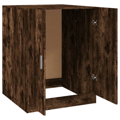 vidaXL Meuble pour machine à laver Chêne fumé 71x71,5x91,5 cm
