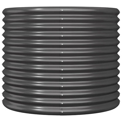 vidaXL Jardinière Acier enduit de poudre 80x80x68 cm Anthracite