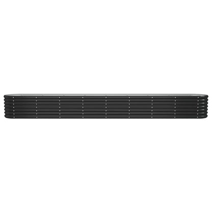 vidaXL Lit surélevé de jardin Acier enduit de poudre Anthracite