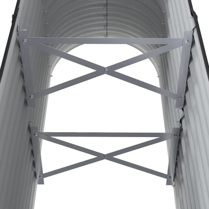 vidaXL Lit surélevé de jardin Acier enduit de poudre Anthracite
