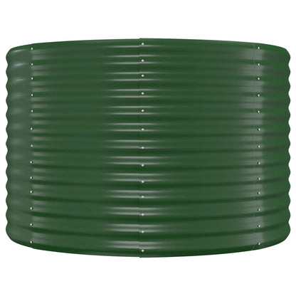 vidaXL Lit surélevé de jardin Acier enduit de poudre 175x100x68cm Vert
