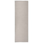 vidaXL Tapis à tissage plat d'extérieur 80x250 cm Taupe