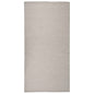 vidaXL Tapis à tissage plat d'extérieur 100x200 cm Taupe