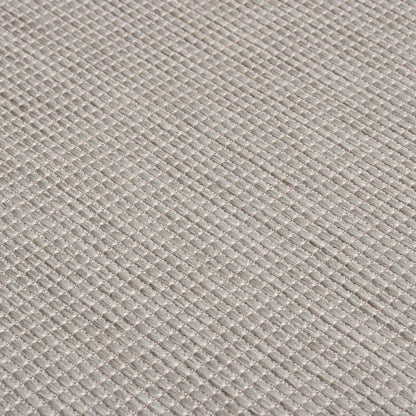 vidaXL Tapis à tissage plat d'extérieur 100x200 cm Taupe