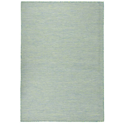 vidaXL Tapis à tissage plat d'extérieur 160x230 cm Turquoise