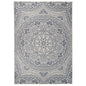 vidaXL Tapis à tissage plat d'extérieur 140x200 cm Motif bleu