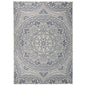 vidaXL Tapis à tissage plat d'extérieur 200x280 cm Motif bleu