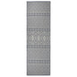 vidaXL Tapis à tissage plat d'extérieur 80x250 cm Rayures bleues