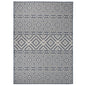 vidaXL Tapis à tissage plat d'extérieur 200x280 cm Rayures bleues