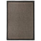 vidaXL Tapis à tissage plat d'extérieur 140x200 cm Marron foncé