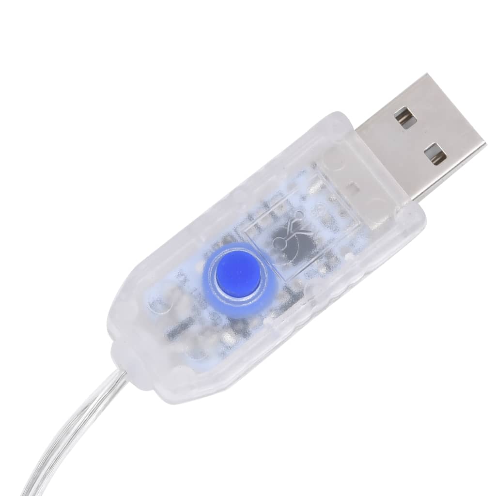 vidaXL Rennes de Noël 2 pcs 80 LED Multicolore Acrylique