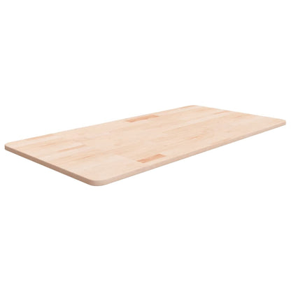 vidaXL Comptoir de salle de bain 100x50x1,5 cm Bois massif non traité