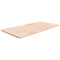 vidaXL Comptoir de salle de bain 100x50x1,5 cm Bois massif non traité