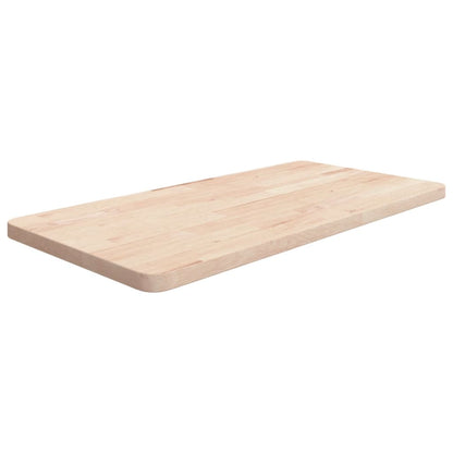 vidaXL Comptoir de salle de bain 80x40x2,5 cm Bois massif non traité