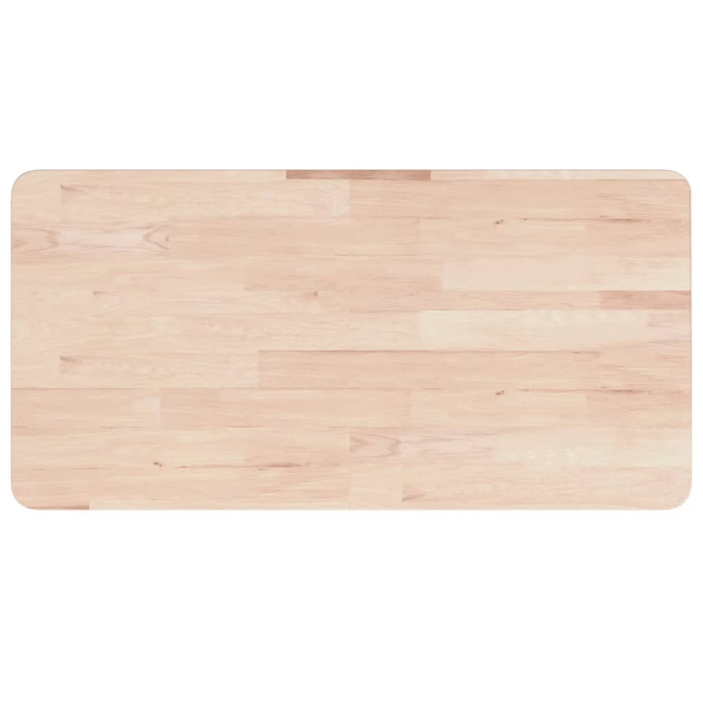 vidaXL Comptoir de salle de bain 80x40x2,5 cm Bois massif non traité
