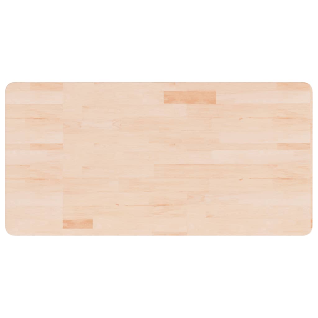 vidaXL Comptoir de salle de bain 100x50x2,5 cm Bois massif non traité