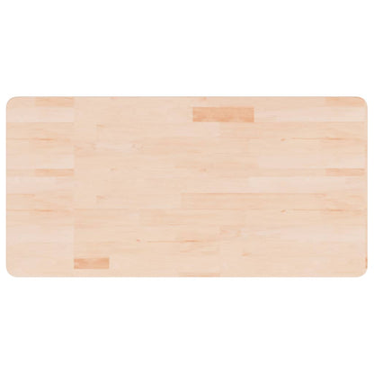 vidaXL Comptoir de salle de bain 100x50x2,5 cm Bois massif non traité