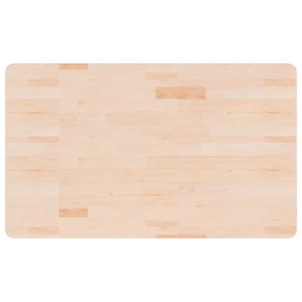 vidaXL Comptoir de salle de bain 100x60x2,5 cm Bois massif non traité