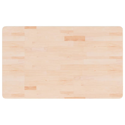 vidaXL Comptoir de salle de bain 100x60x2,5 cm Bois massif non traité