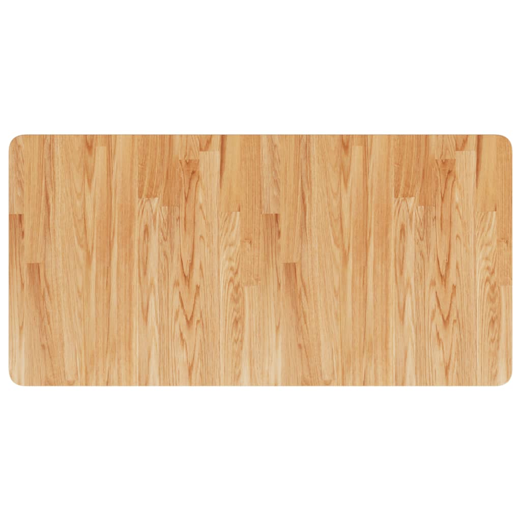 vidaXL Comptoir de salle de bain Marron clair 100x50x1,5cm Bois traité