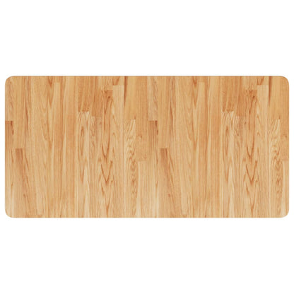 vidaXL Comptoir de salle de bain Marron clair 100x50x1,5cm Bois traité