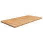 vidaXL Comptoir de salle de bain Marron clair 100x50x2,5cm Bois traité