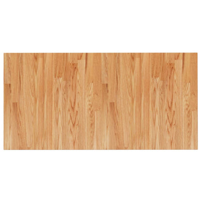 vidaXL Comptoir de salle de bain Marron clair 100x50x2,5cm Bois traité