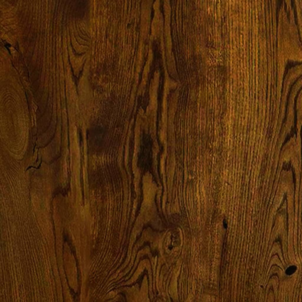 vidaXL Armoire à chaussures Chêne fumé 63x24x147 cm Bois d'ingénierie