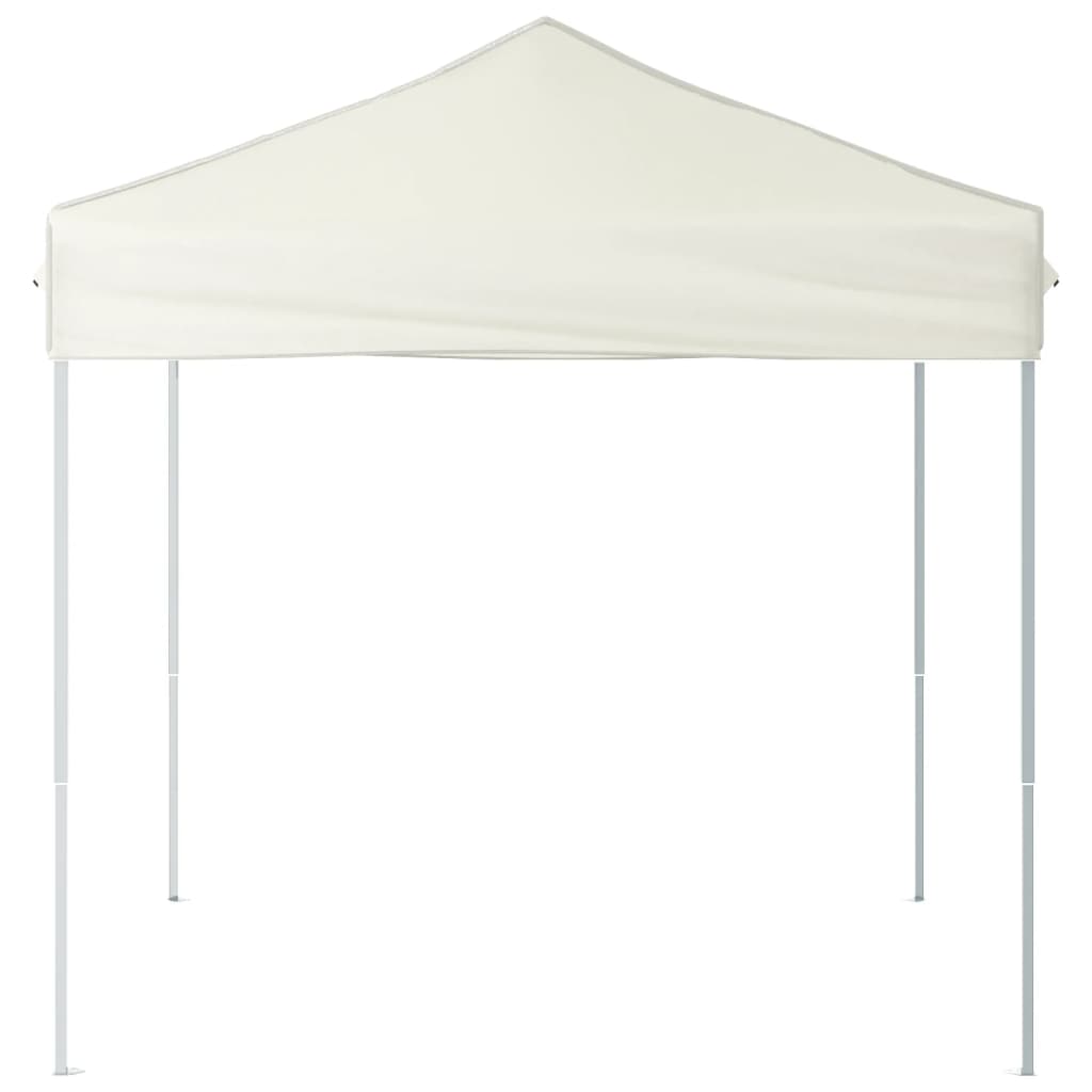 vidaXL Tente de réception pliable Crème 2x2 m