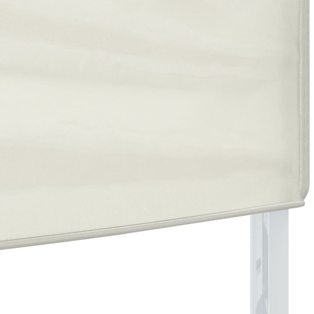 vidaXL Tente de réception pliable Crème 2x2 m