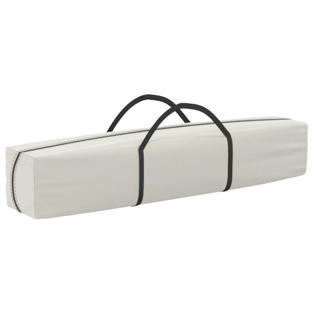 vidaXL Tente de réception pliable Crème 2x2 m
