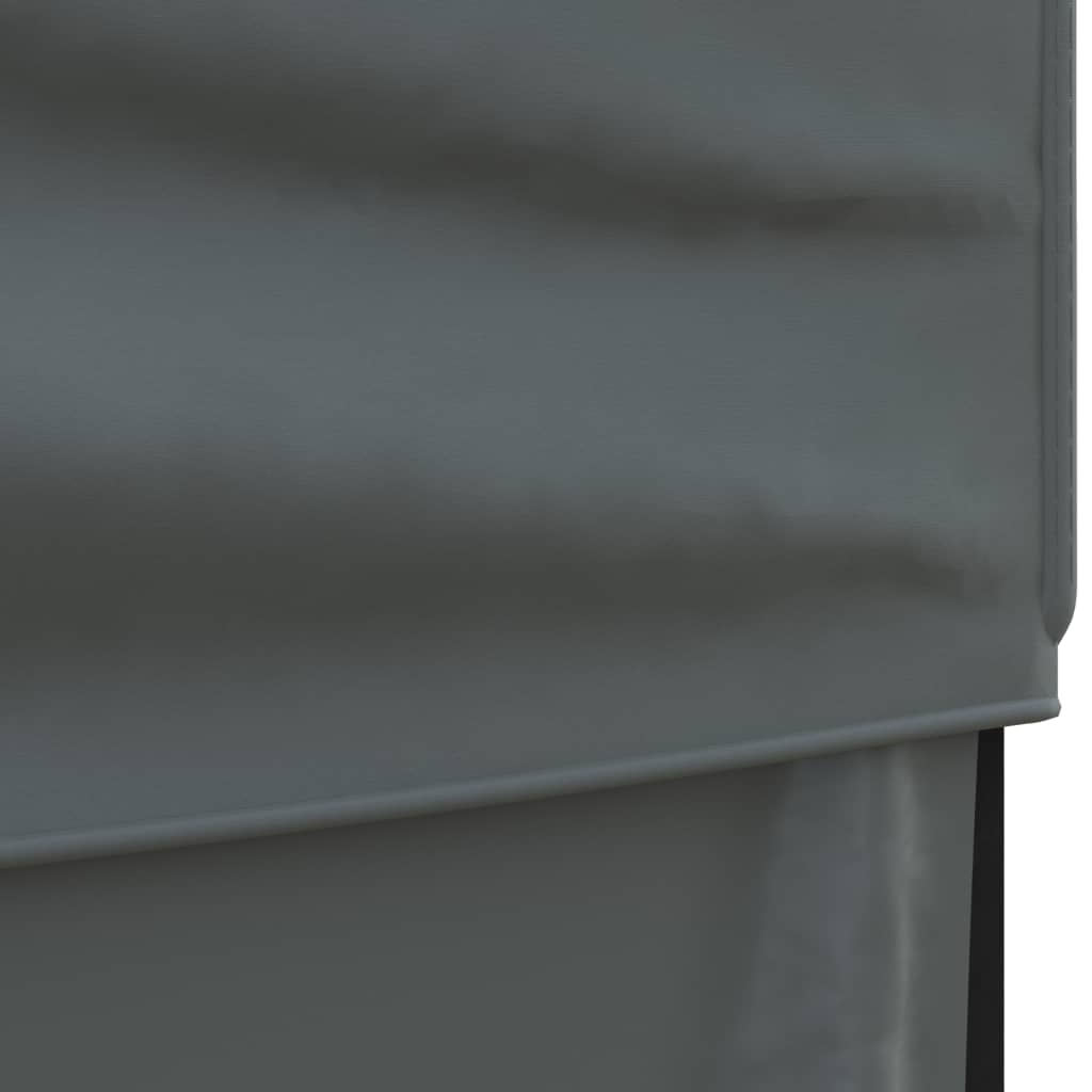 vidaXL Tente de réception pliable avec parois Anthracite 2x2 m