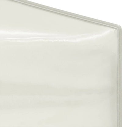 vidaXL Tente de réception pliable avec parois Crème 3x3 m