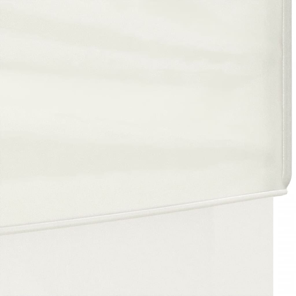 vidaXL Tente de réception pliable avec parois Crème 3x3 m