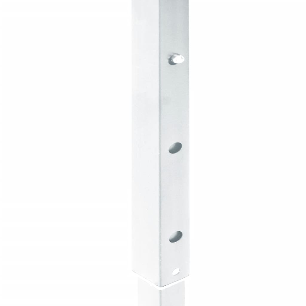 vidaXL Tente de réception pliable avec parois Blanc 3x3 m