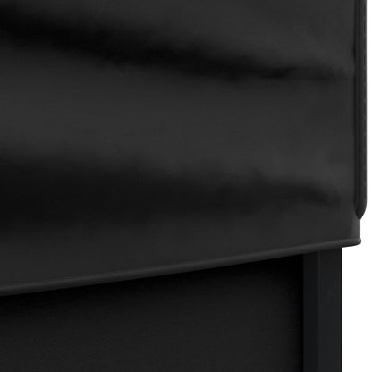 vidaXL Tente de réception pliable avec parois Noir 3x3 m