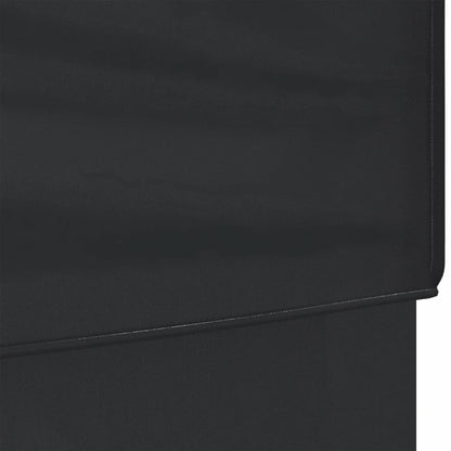 vidaXL Tente de réception pliable avec parois Noir 3x6 m