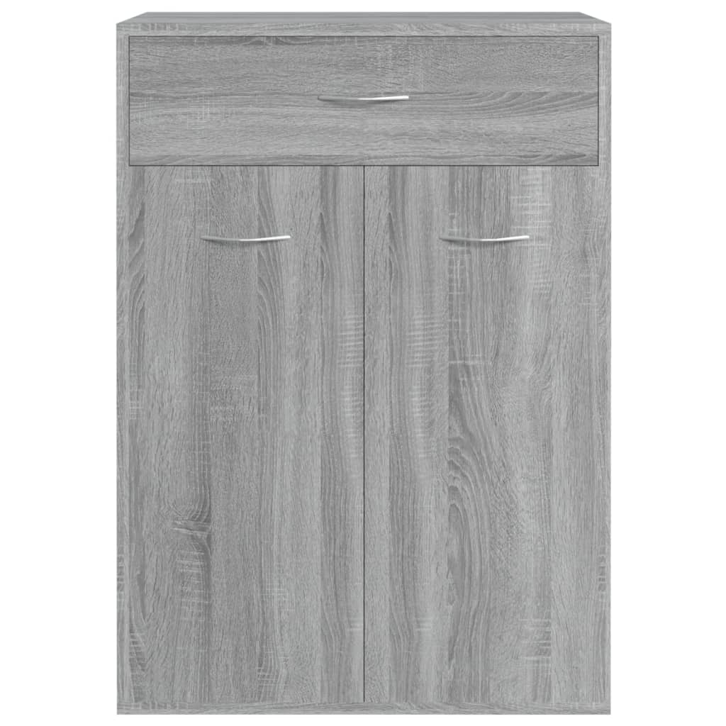 vidaXL Armoire à chaussures Sonoma gris 60x35x84 cm Bois d'ingénierie
