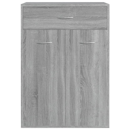 vidaXL Armoire à chaussures Sonoma gris 60x35x84 cm Bois d'ingénierie