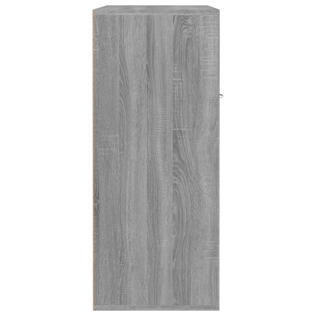vidaXL Armoire à chaussures Sonoma gris 60x35x84 cm Bois d'ingénierie