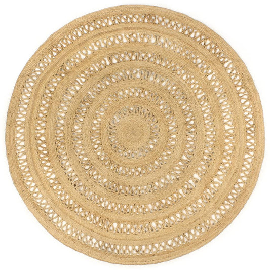 vidaXL Tapis fait à la main Jute tressée 180 cm